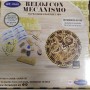 Reloj de madera con mecanismo para construir en madera
