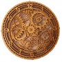 Reloj de madera con mecanismo para construir en madera