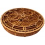 Reloj de madera con mecanismo para construir en madera