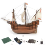 Pack Maqueta Barco de Madera Occre Santa Maria 1/50 con accesorios modelismo + Soporte en Packs OcCre de Hobbyteam