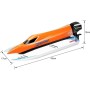Lancha RC Wltoys WL915-A 45Km/h (Brushless) Naranja en Lanchas RC y Barcos RC de Hobbyteam
