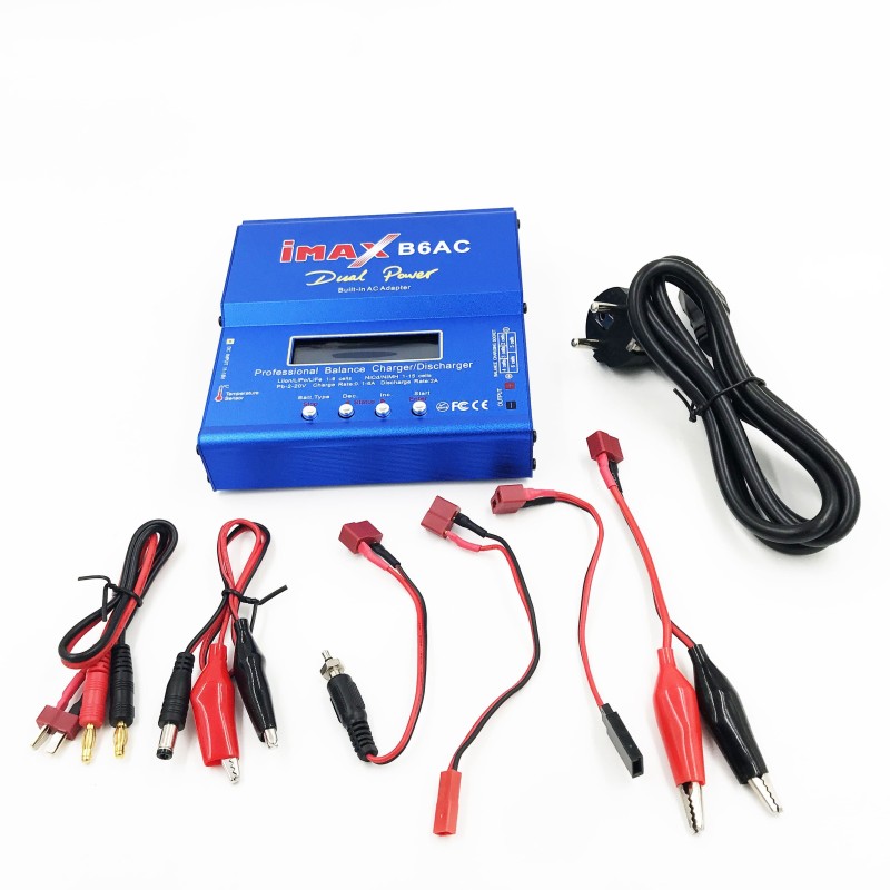 Cargador digital inteligente IMAX B6 AC/DC 6A-80W