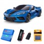 Pack Traxxas Corvette Chevrolet Stingray 1/10 Azul Con 4 Accesorios