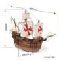 Maqueta Barco de Madera Occre Santa María 1/50 en Modelismo naval de Hobbyteam