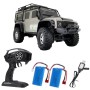Pack Coche RC Crawler Defender D90 Gris con 2 Baterías en Packs Hobbyteam de Hobbyteam