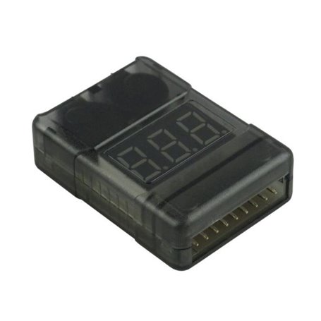 SALVA LIPO 8S CON VOLTIMETRO Y ALARMA
