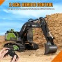 Excavadora Huina 1661 13 canales 1/18 en Excavadoras RC de Hobbyteam