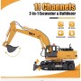 Excavadora Huina 1531 11 canales 1/16 en Excavadoras RC de Hobbyteam