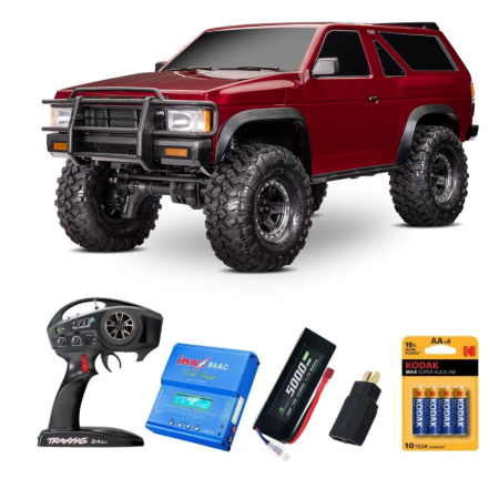 Pack Traxxas TRX-4 Nissan Pathfinder Rojo con 4 accesorios en Packs Traxxas de Hobbyteam
