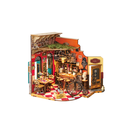 Maqueta de madera DIY Robotime Cheers Bar & Dining en Dioramas de Hobbyteam