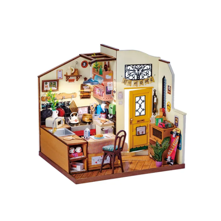 Maqueta de madera DIY Robotime Cozy Kitchen en Dioramas de Hobbyteam