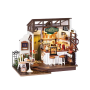 Maqueta de madera DIY Robotime Slow Life Café en Dioramas de Hobbyteam