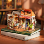 Maqueta de madera DIY Robotime Corner Bookstore en Dioramas de Hobbyteam