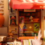 Maqueta de madera DIY Robotime Corner Bookstore en Dioramas de Hobbyteam