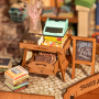 Maqueta de madera DIY Robotime Corner Bookstore en Dioramas de Hobbyteam