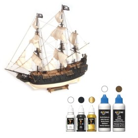 Pack Barco de madera OCCRE RMS Titanic 1/300 con pinturas, tinte y barniz en Packs OcCre de Hobbyteam