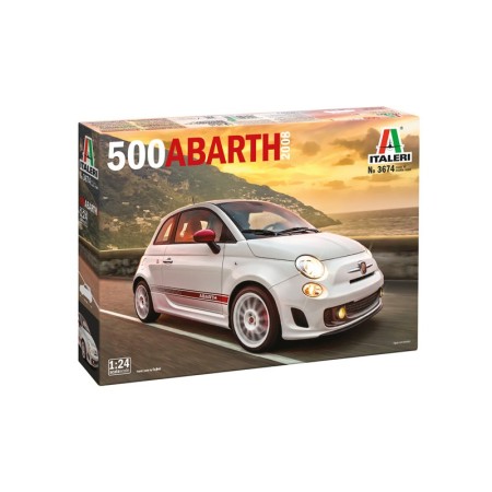 Maqueta Coche Italeri Fiat Abarth 500 (2008) 1/24 en Camiones y Coches Rally Italeri de Hobbyteam