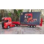 Pack Camión Scania 770S V8 Huina 1501 19 canales 1/18 rojo con plataforma roja en Camiones RC de Hobbyteam