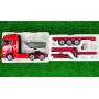 Pack Camión Scania 770S V8 Huina 1501 19 canales 1/18 rojo con plataforma roja en Camiones RC de Hobbyteam