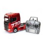 Pack Camión Scania 770S V8 Huina 1501 19 canales 1/18 rojo con plataforma roja en Camiones RC de Hobbyteam