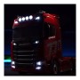 Pack Camión Scania 770S V8 Huina 1501 19 canales 1/18 rojo con plataforma roja en Camiones RC de Hobbyteam