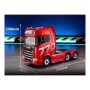 Pack Camión Scania 770S V8 Huina 1501 19 canales 1/18 rojo con plataforma roja en Camiones RC de Hobbyteam