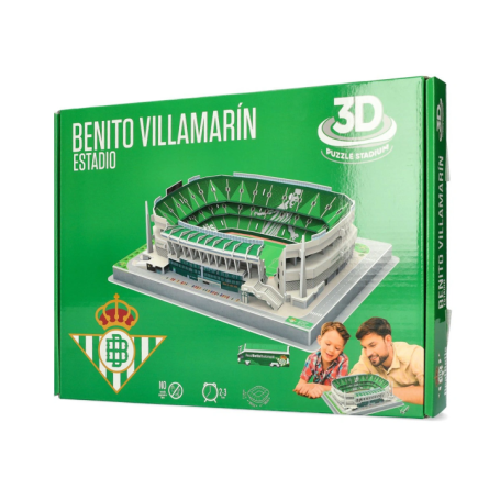Puzzle 3D Estadio Benito Villamarín Real Betis (98) piezas en Puzzles 3D de Hobbyteam