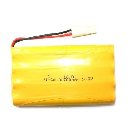 Batería Ni-Mh 9,6V-700mAh (MiniTamiya) para coches RC en Recambios para coches HB Toys de Hobbyteam