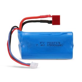 Batería Lipo 7,4V 1500mAh (TDean) para Wltoys Cross Country y Crawler Storm