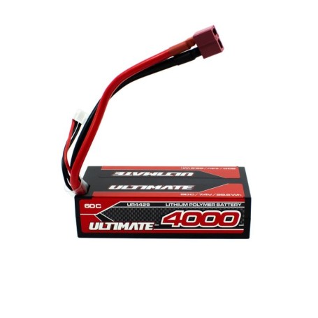 Batería Lipo 7,4V (2S) 4000mAh 60C Hardcase (T-Dean) Shorty en Baterías Lipo de Hobbyteam