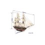 Pack Maqueta de barco OcCre Belle Poule 1/90 con Pinturas Acrílicas, tintes y barniz en Packs OcCre de Hobbyteam
