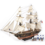 Pack Maqueta de barco OcCre Belle Poule 1/90 con Pinturas Acrílicas, tintes y barniz en Packs OcCre de Hobbyteam