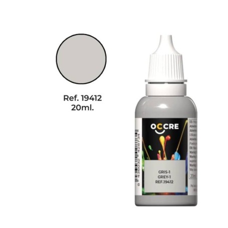 Pintura acrílica OCCRE Ocolor para modelismo en Pinturas y Pinceles para Maquetas de Hobbyteam