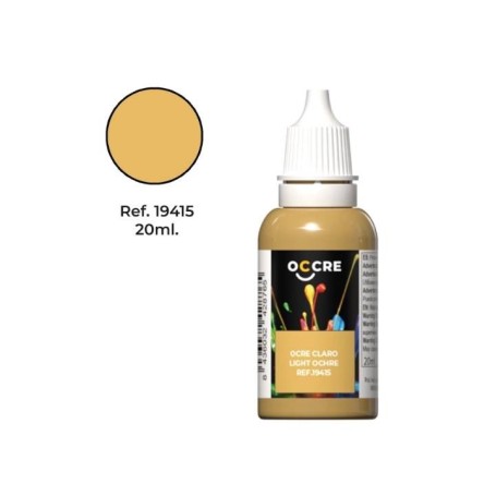 Pintura acrílica OCCRE Ocolor para modelismo en Pinturas y Pinceles para Maquetas de Hobbyteam