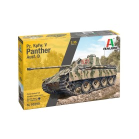 Maqueta tanque Italeri Pz. Kpfw. V Panther Ausf. D 1/35