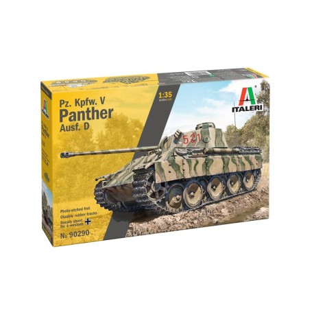 Maqueta tanque Italeri Pz. Kpfw. V Panther Ausf. D 1/35 en Vehículos Militares Italeri de Hobbyteam