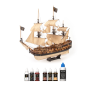 Pack Maqueta barco de madera OCCRE Royal Fortune 1/65 con pinturas, tinte y barniz en Modelismo naval de Hobbyteam