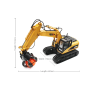 Excavadora RC Huina 1571 1/14 (Brushed) con brazo metálico