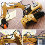 Excavadora RC Huina 1571 1/14 (Brushed) con brazo metálico
