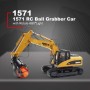 Excavadora RC Huina 1571 1/14 (Brushed) con brazo metálico