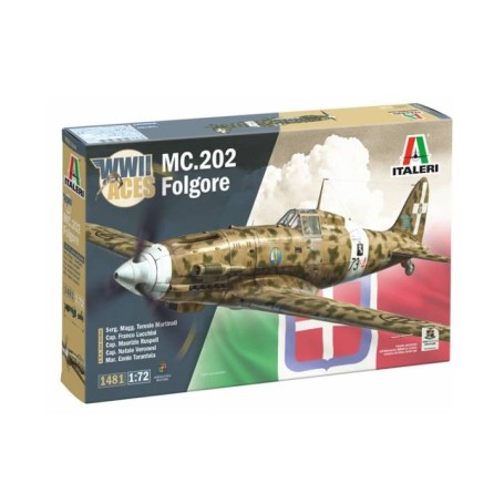 Maqueta Avión Italeri MC.202 Folgore ACES 1/72