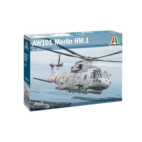 Maqueta Helicóptero Italeri AW101 Merlin HM.1 1/72