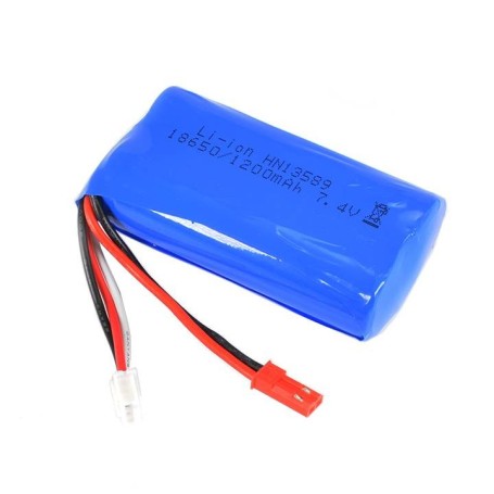 Batería Lipo 7,4V 1200mAh (JST Bec) para camiones bomberos RC Huina 1562 y 1563