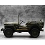 Pack coche militar RC Jeep Willys G2068 1/10 6km/h con Remolque