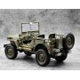 Pack coche militar RC Jeep Willys G2068 1/10 6km/h con Remolque