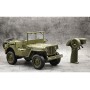Pack coche militar RC Jeep Willys G2068 1/10 6km/h con Remolque