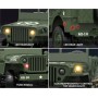 Pack coche militar RC Jeep Willys G2068 1/10 6km/h con Remolque