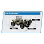 Pack coche militar RC Jeep Willys G2068 1/10 6km/h con Remolque