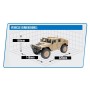 Crawler militar RC E-Zee Hummer 1/16 (Brushed)