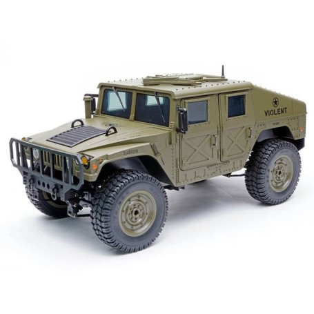 Crawler militar RC E-Zee Hummer 1/16 (Brushed)